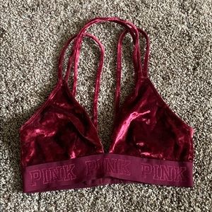 PINK Victoria’s Secret Velvet Bralette